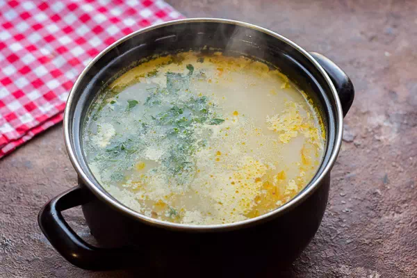 сырный суп с фрикадельками рецепт фото 8
